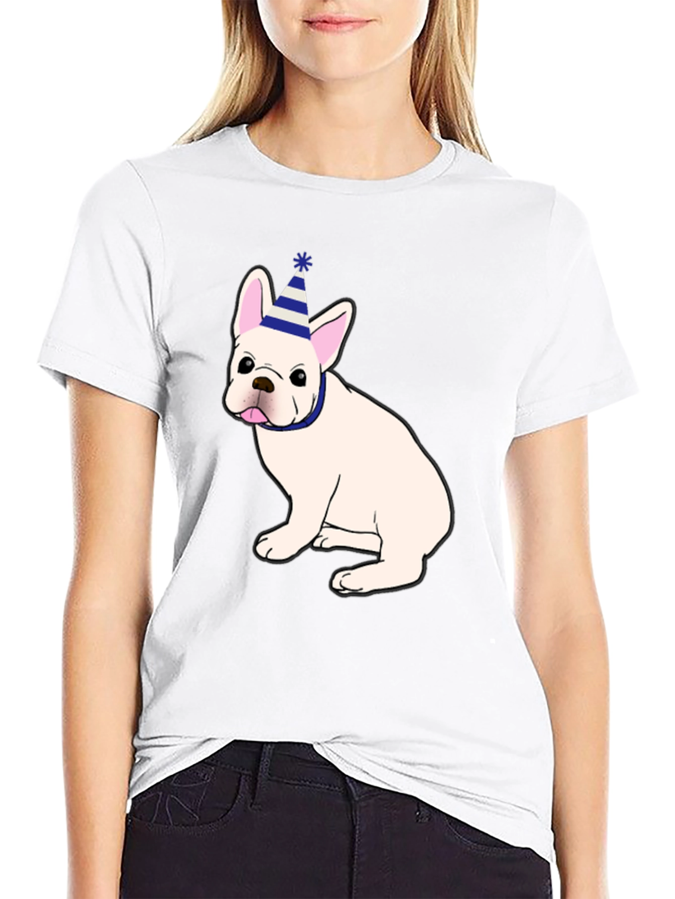 Cute French Bulldog Birthday Party T-Shirt