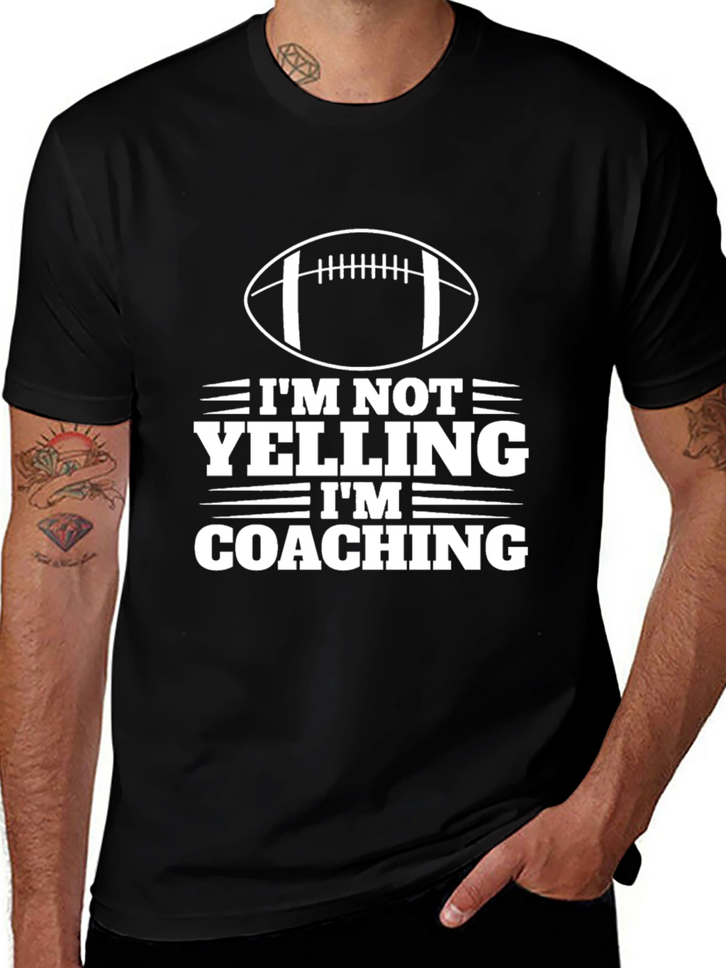 Im Not Yelling Im Coaching Graphic T-Shirt