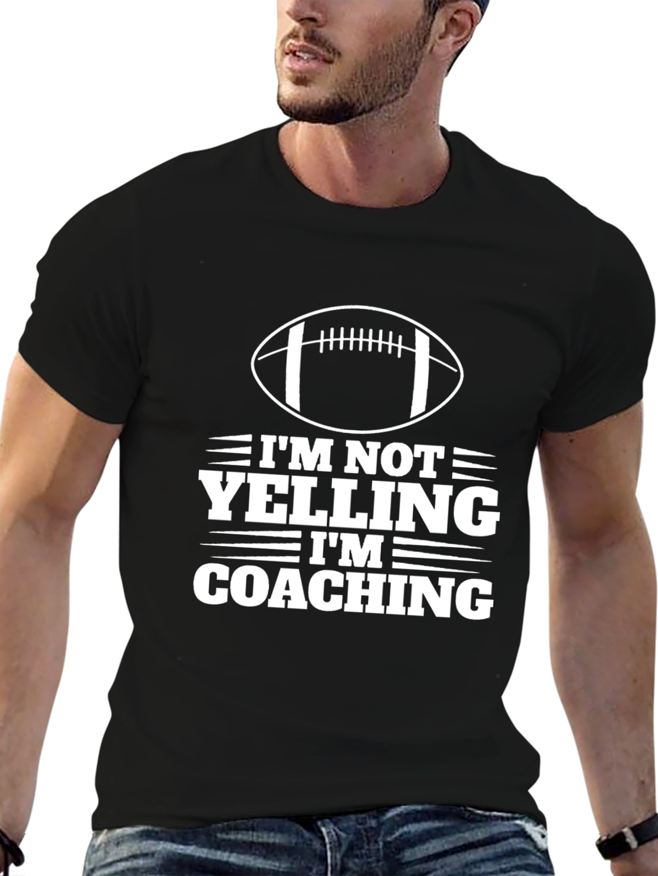 Im Not Yelling Im Coaching Graphic T-Shirt