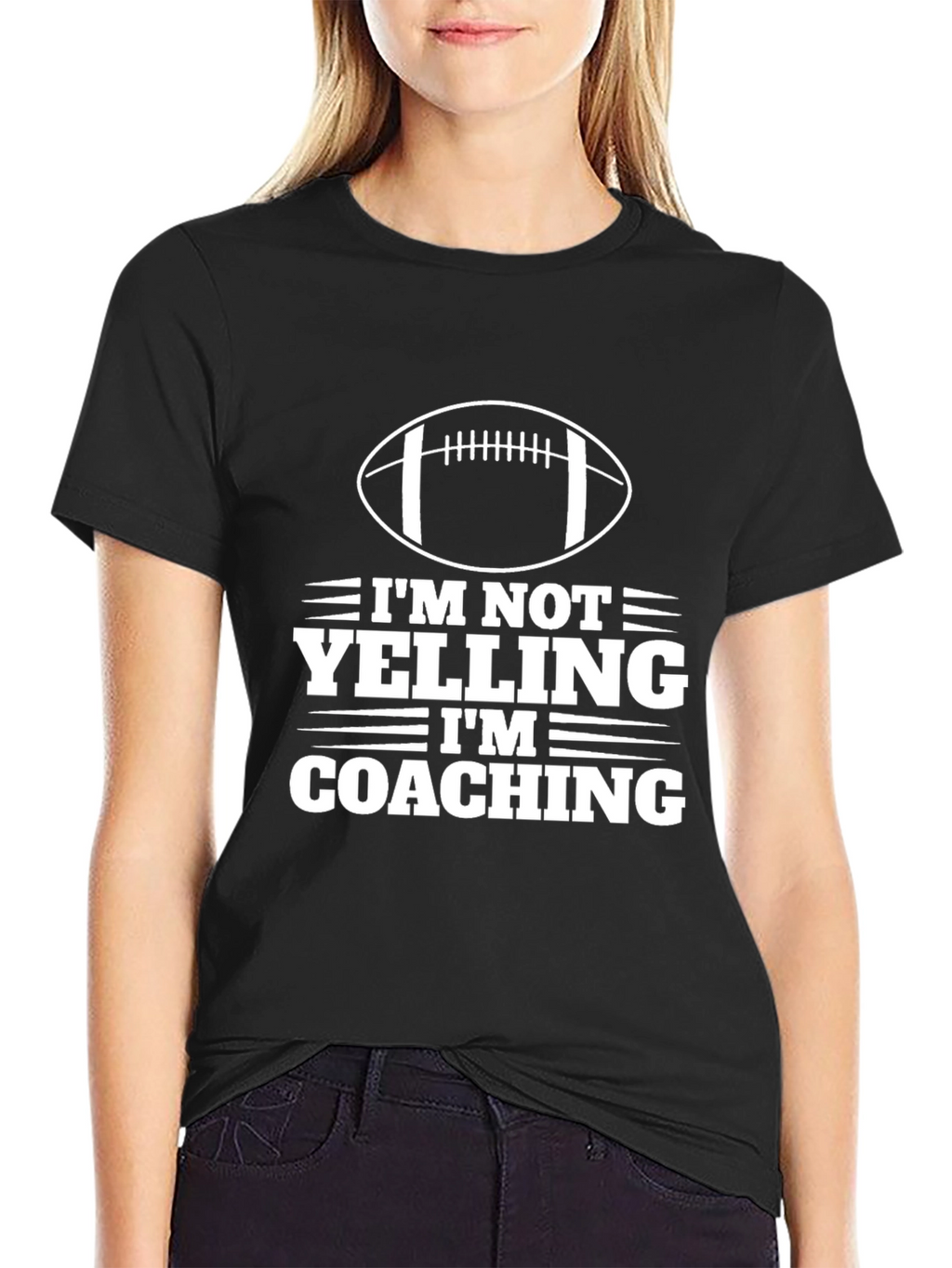 Im Not Yelling Im Coaching Graphic T-Shirt