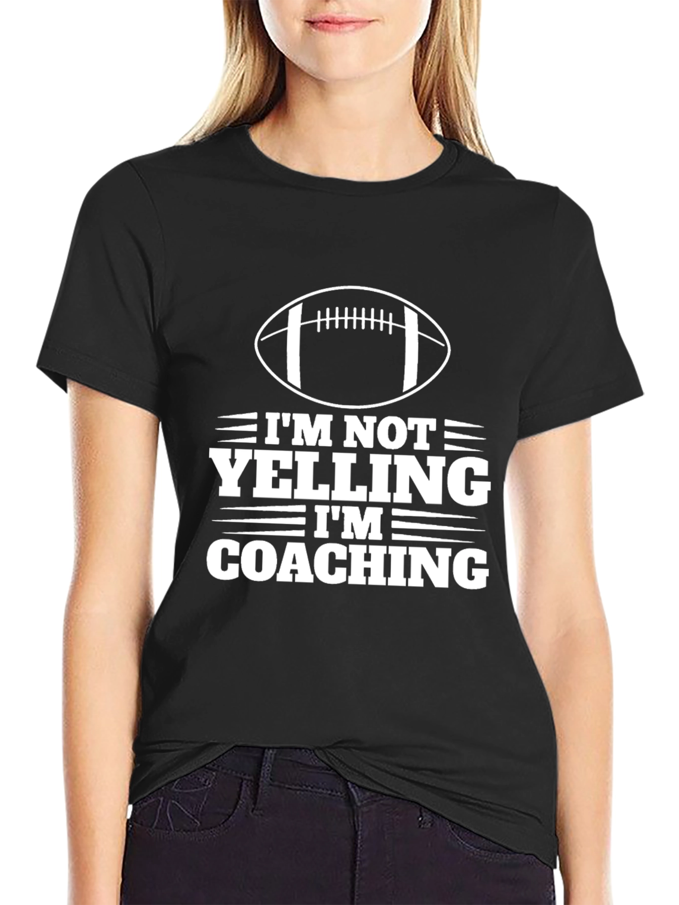 Im Not Yelling Im Coaching Graphic T-Shirt