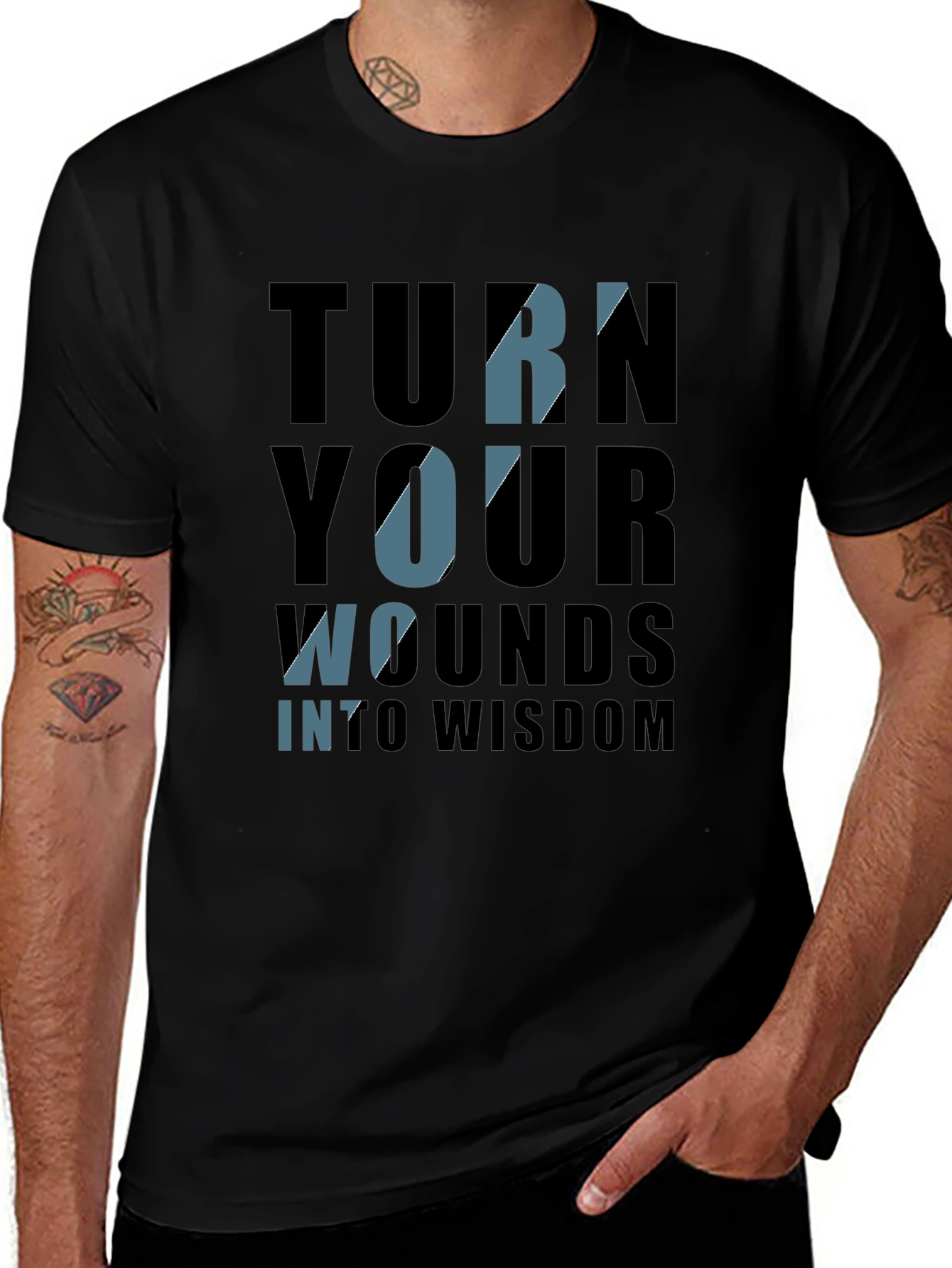 Turn Your Wounds Into Wisdom Graphic Tee