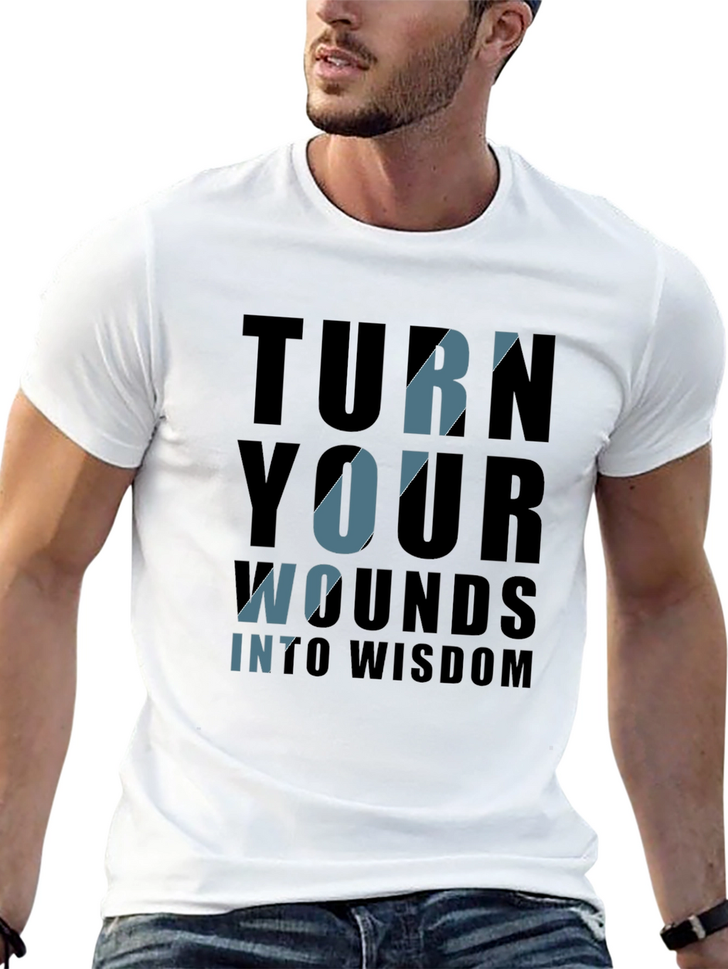 Turn Your Wounds Into Wisdom Graphic Tee