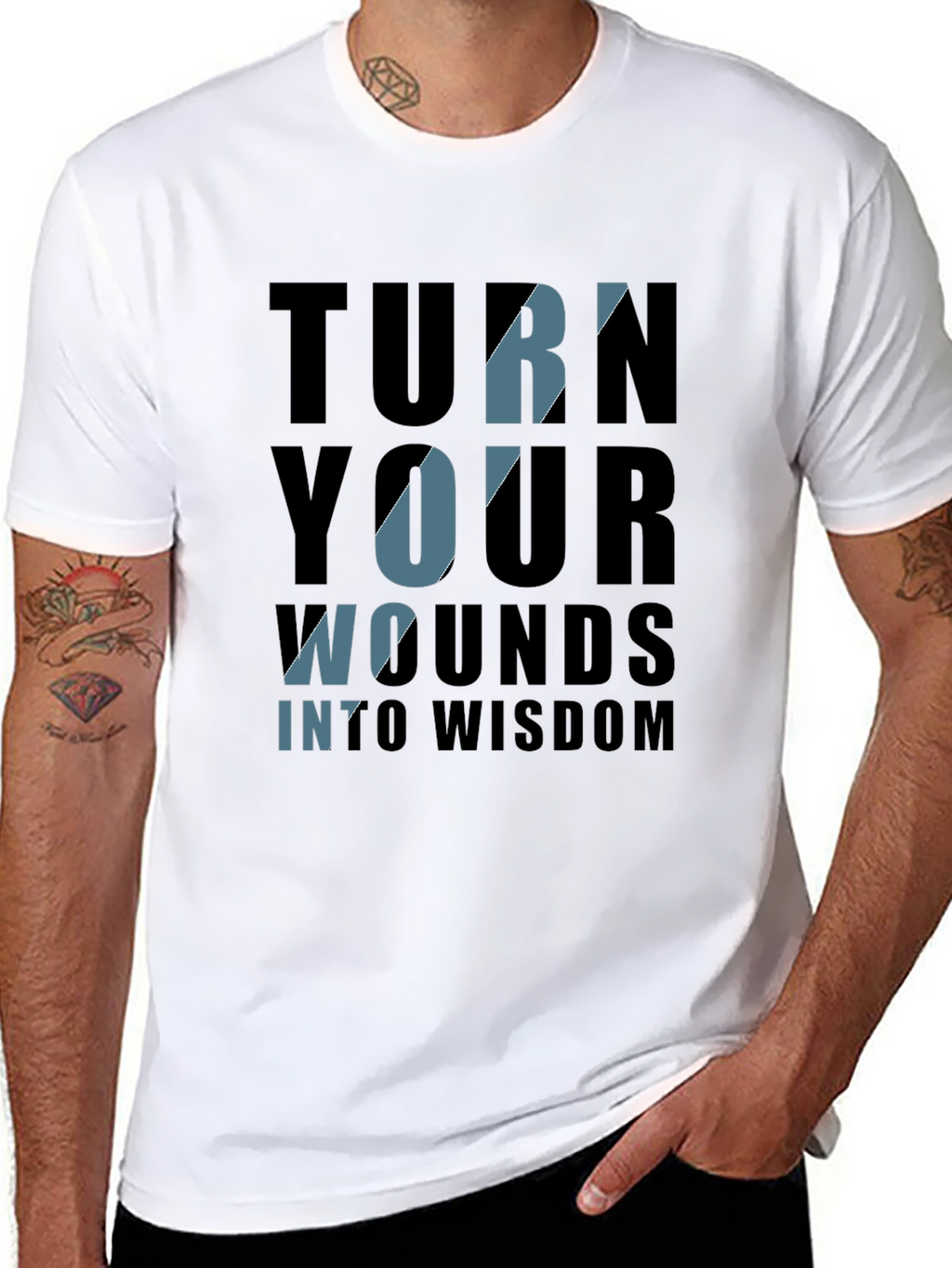 Turn Your Wounds Into Wisdom Graphic Tee