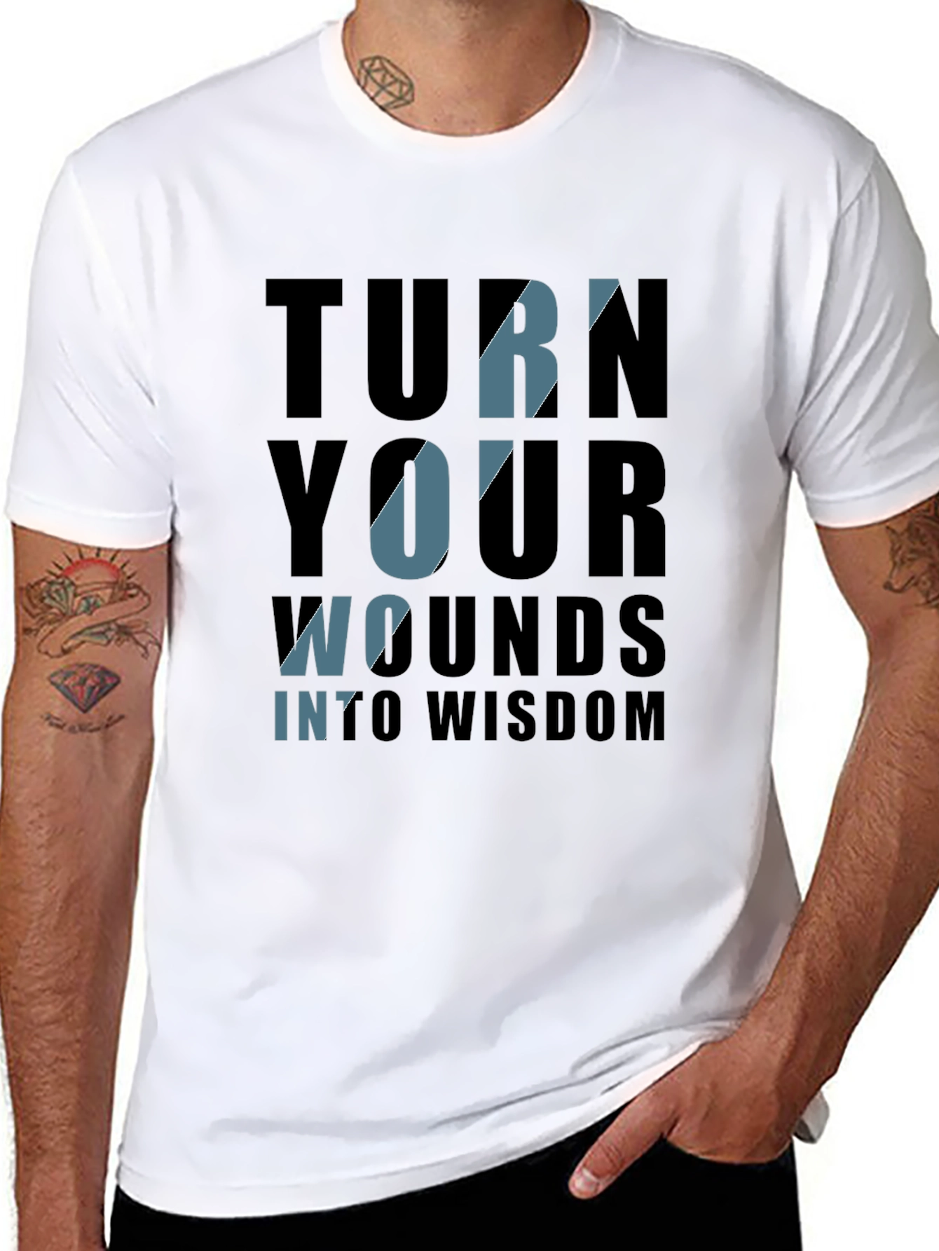 Turn Your Wounds Into Wisdom Graphic Tee