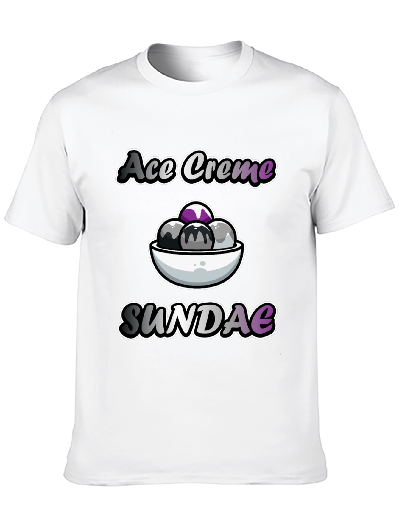Ace Creme Sundae T-Shirt - Pride Apparel