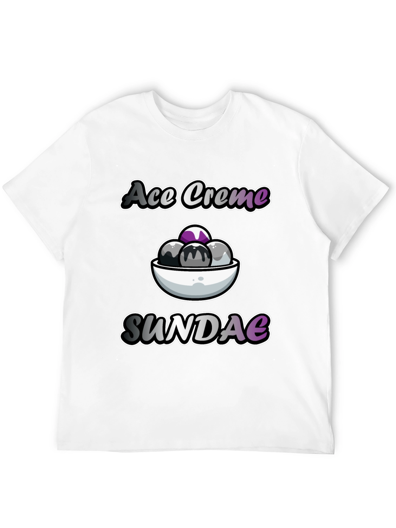 Ace Creme Sundae T-Shirt - Pride Apparel