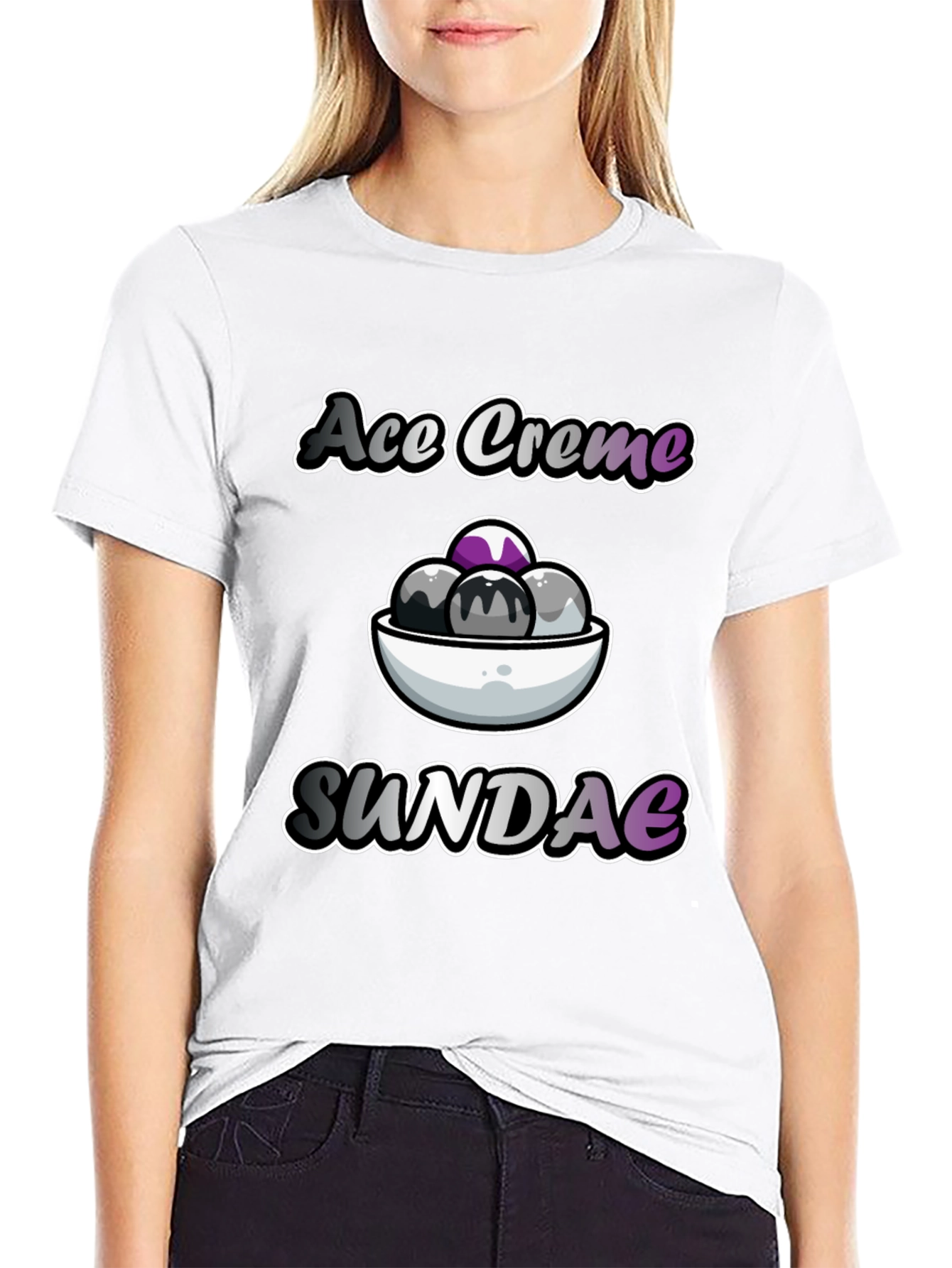 Ace Creme Sundae T-Shirt - Pride Apparel