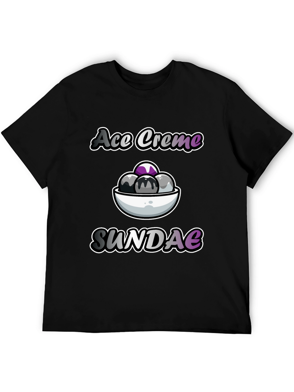 Ace Creme Sundae T-Shirt - Pride Apparel