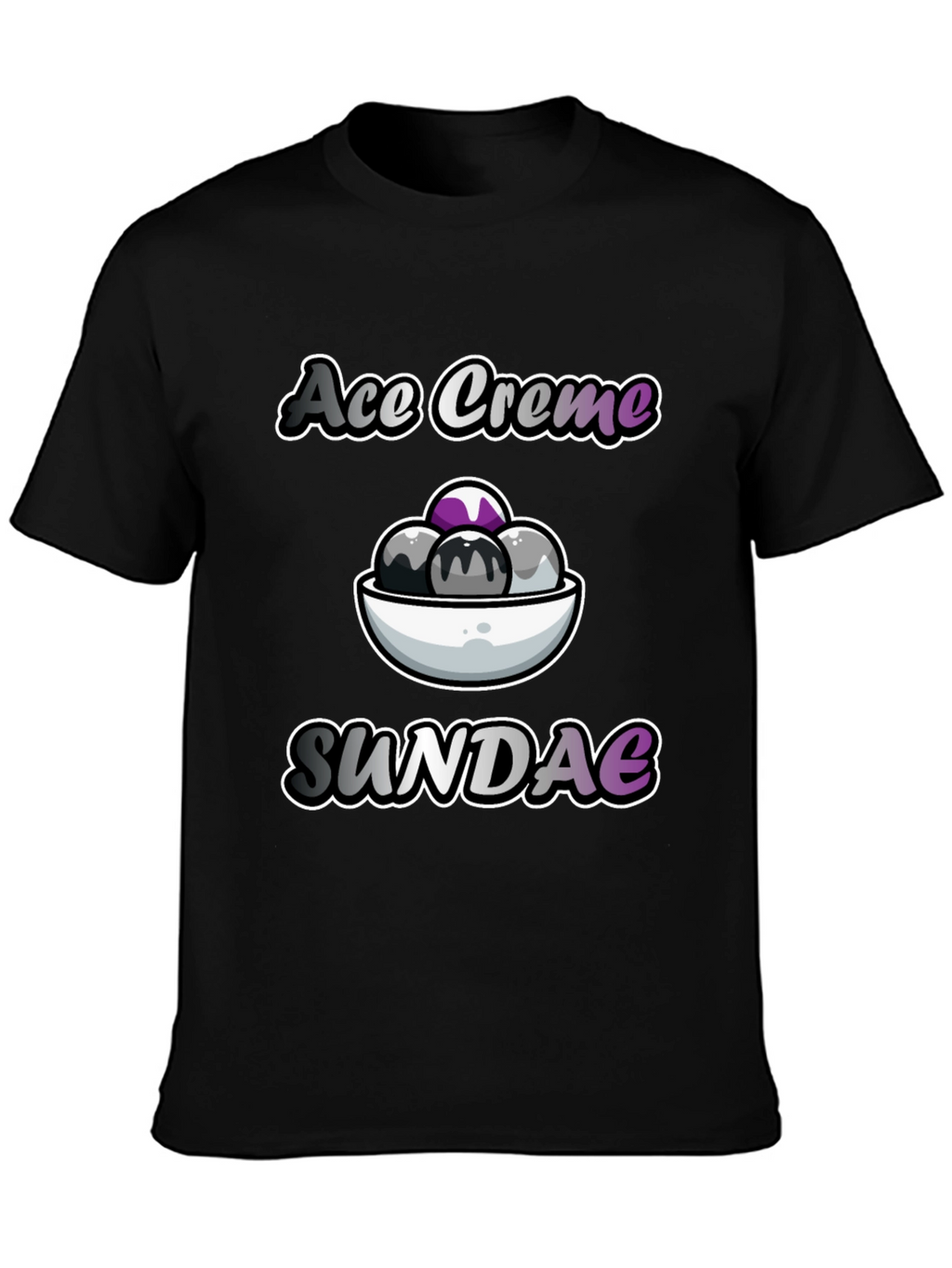 Ace Creme Sundae T-Shirt - Pride Apparel