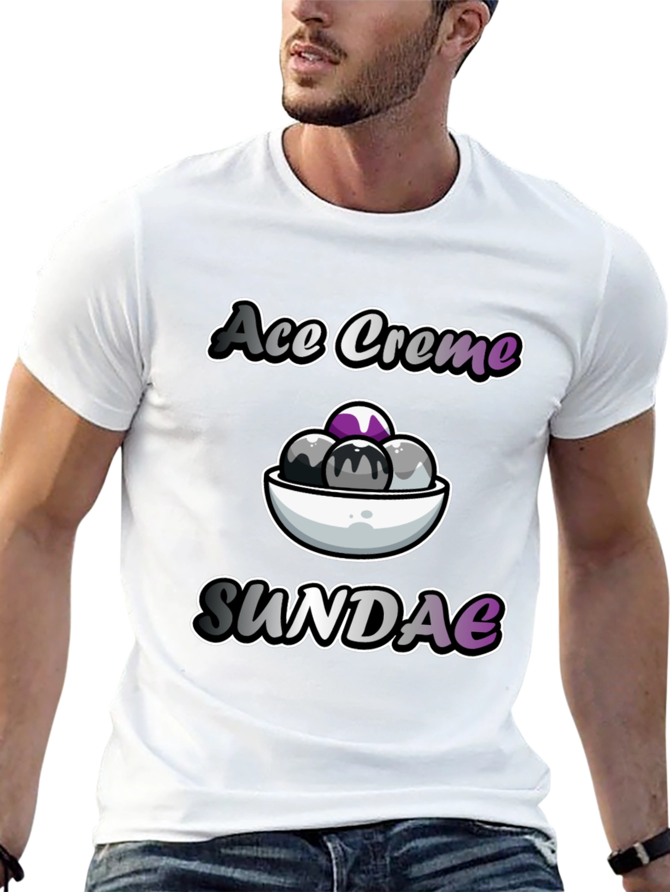 Ace Creme Sundae T-Shirt - Pride Apparel