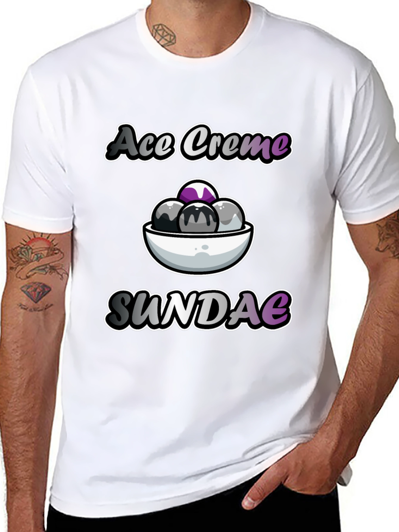 Ace Creme Sundae T-Shirt - Pride Apparel