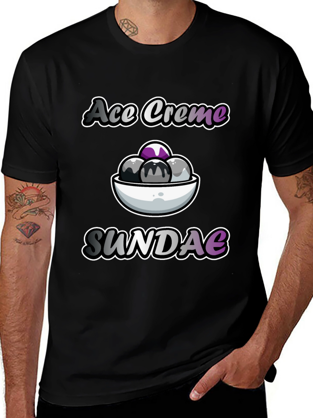 Ace Creme Sundae T-Shirt - Pride Apparel