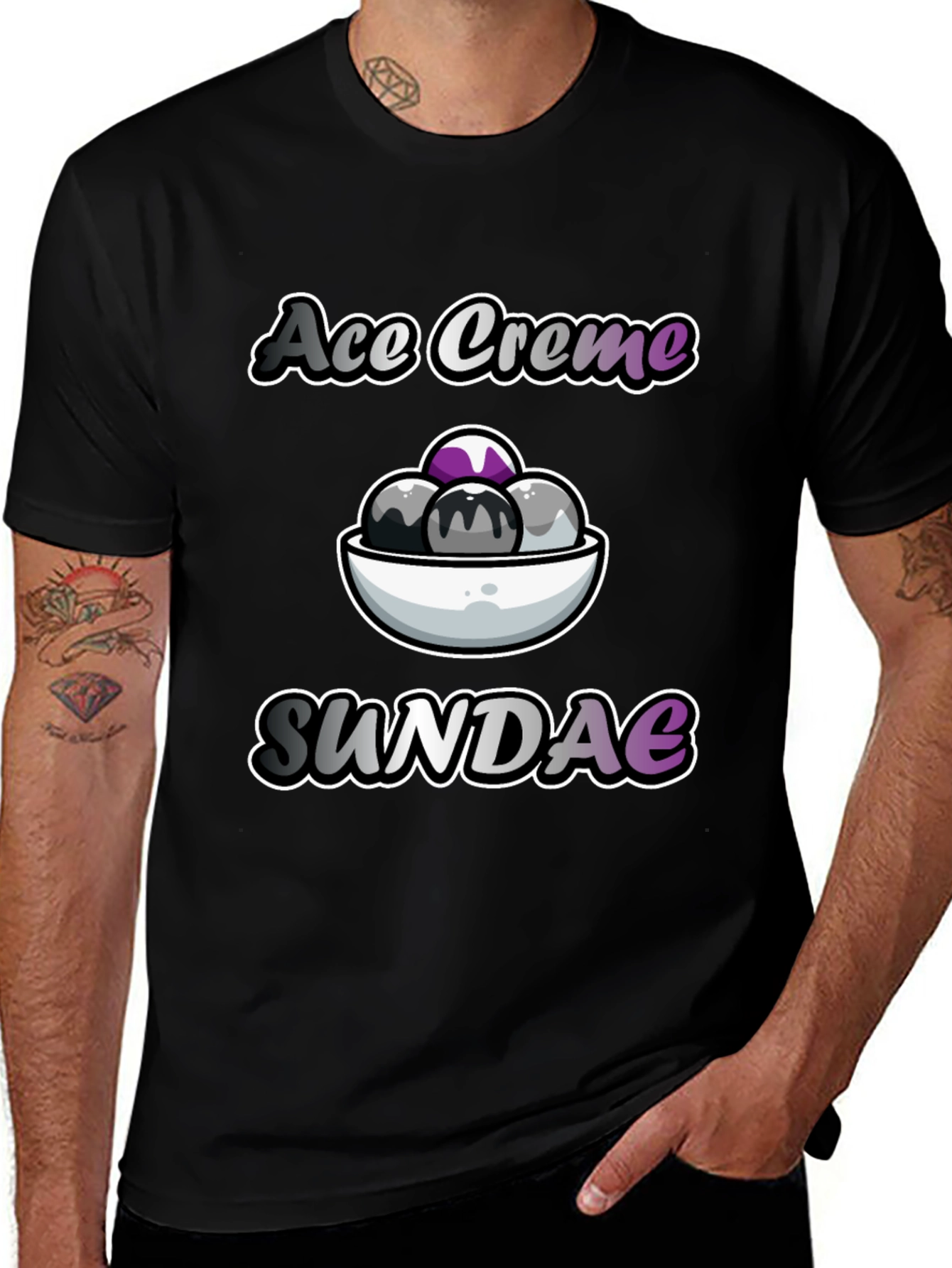 Ace Creme Sundae T-Shirt - Pride Apparel