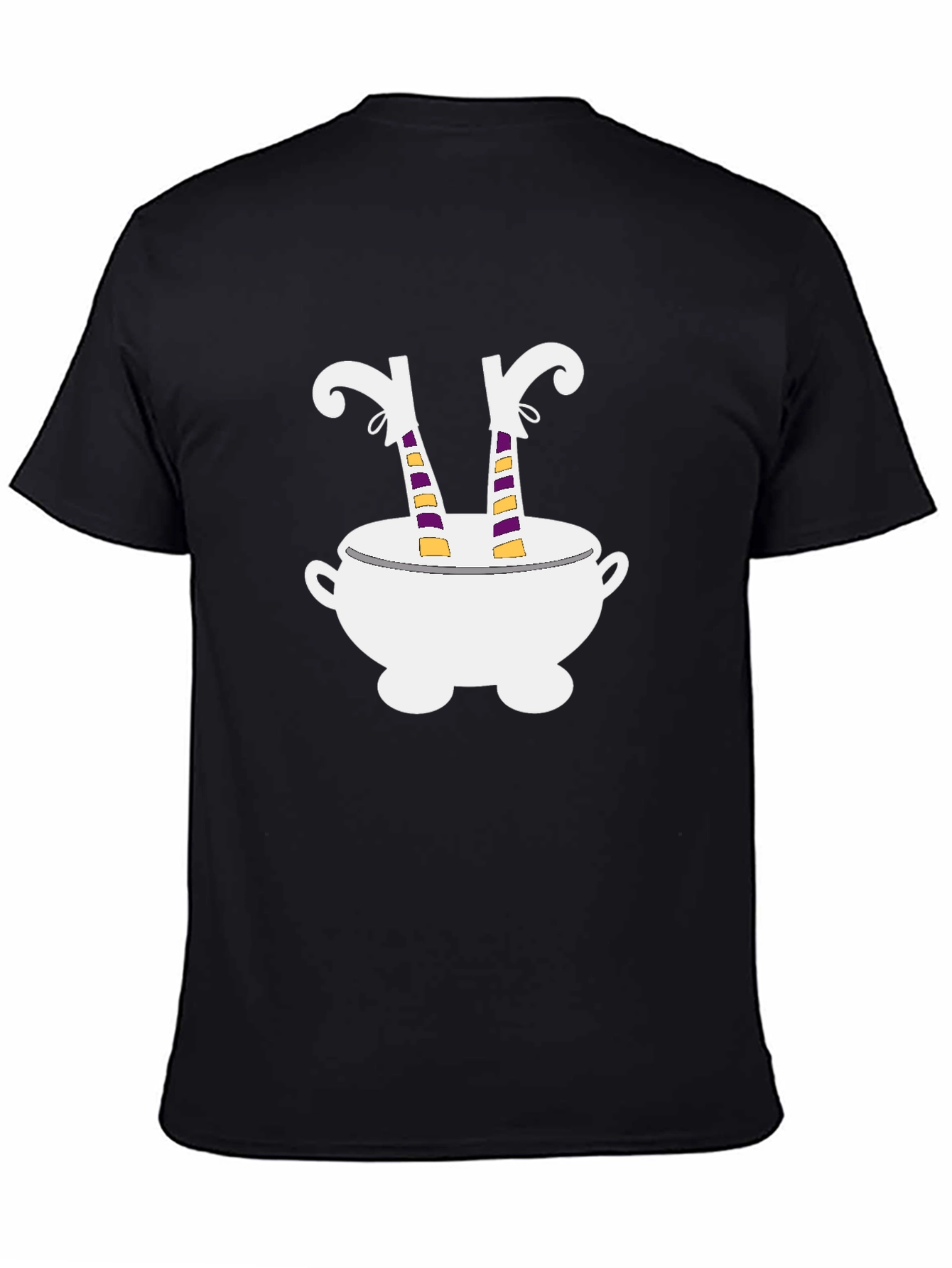 Witch Legs Cauldron T-Shirt Halloween