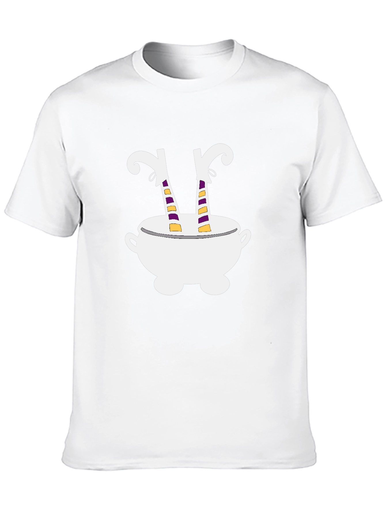 Witch Legs Cauldron T-Shirt Halloween
