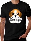 Cute Dog Thank You Graphic Tee