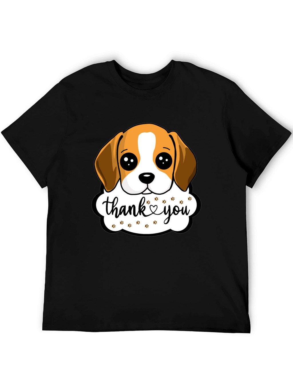 Cute Dog Thank You Graphic Tee
