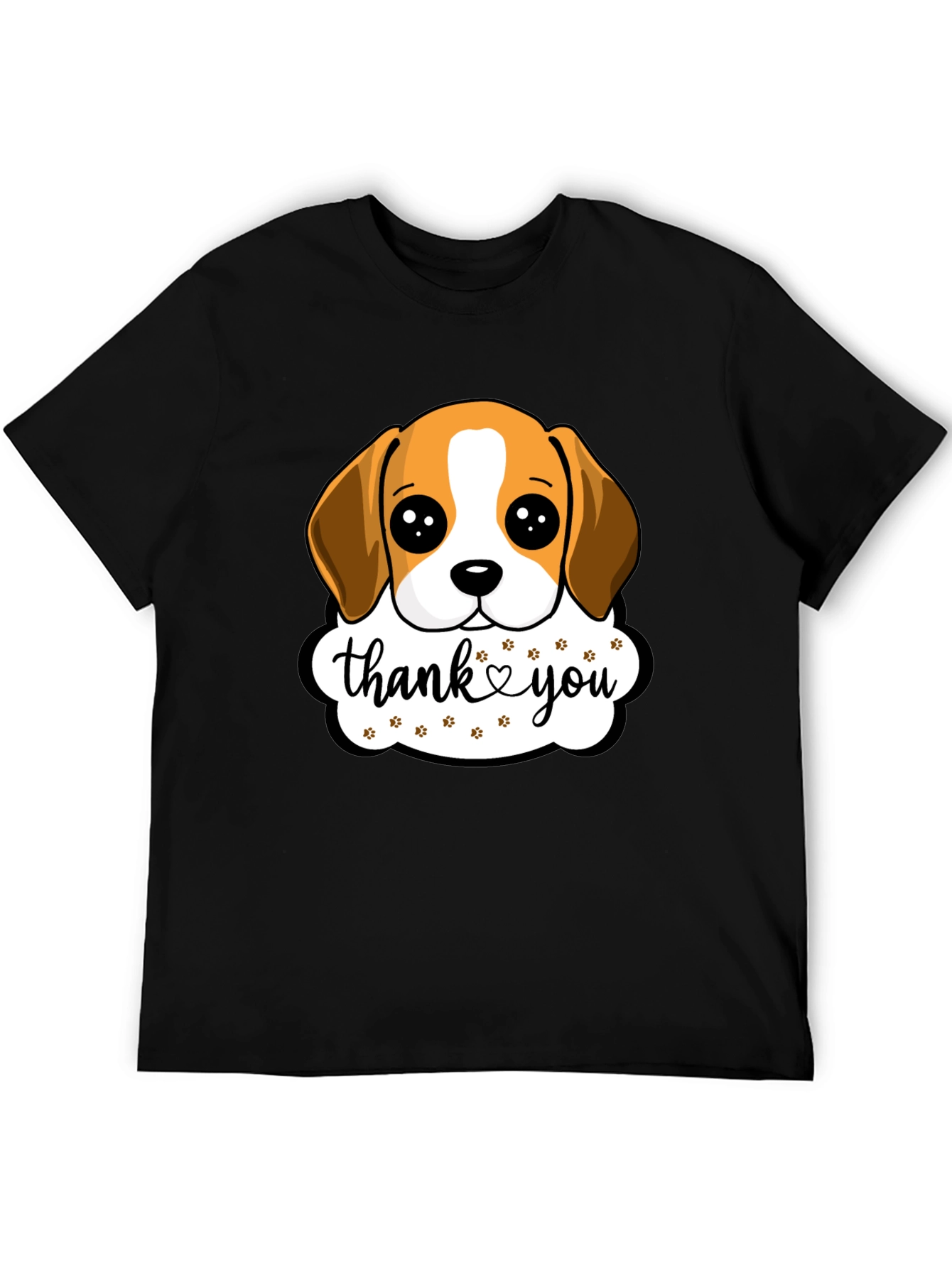 Cute Dog Thank You Graphic Tee