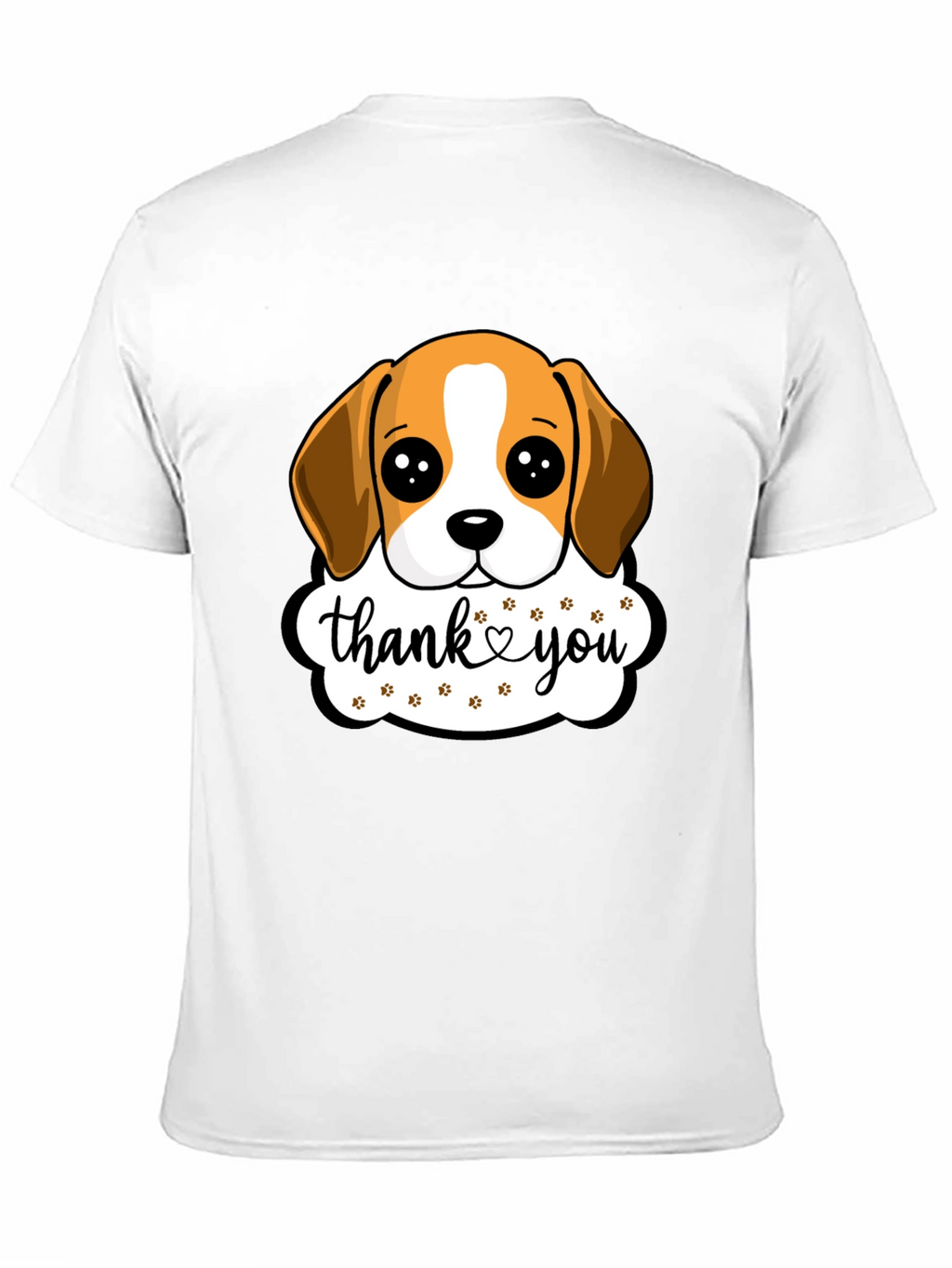 Cute Dog Thank You Graphic Tee