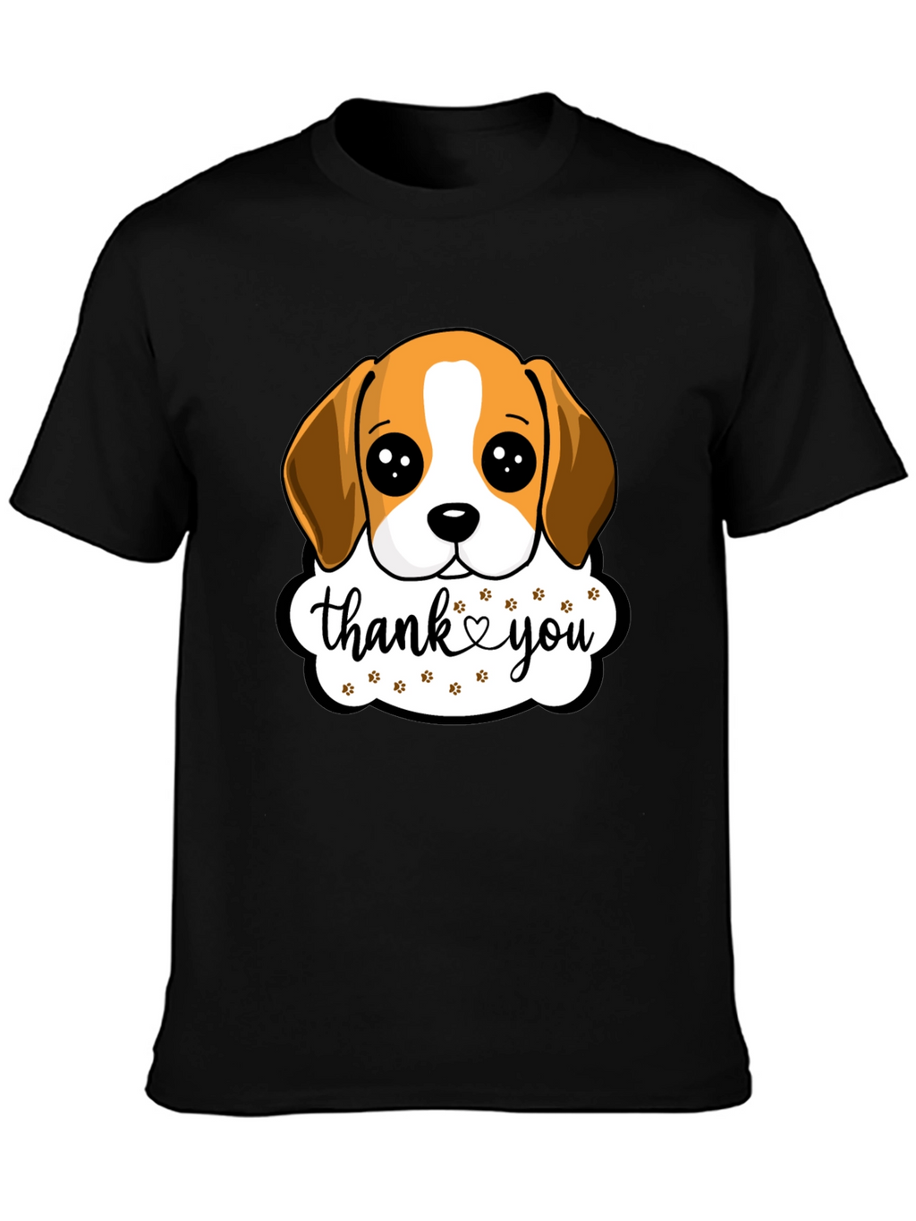 Cute Dog Thank You Graphic Tee