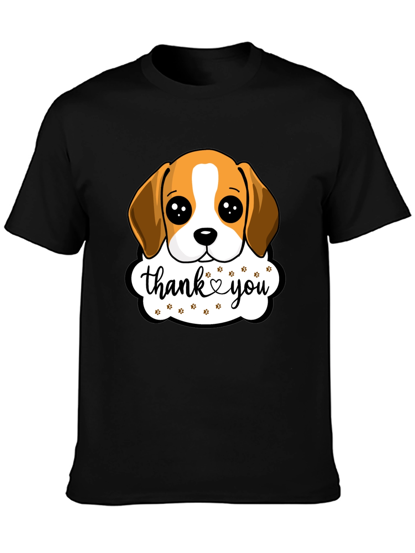 Cute Dog Thank You Graphic Tee