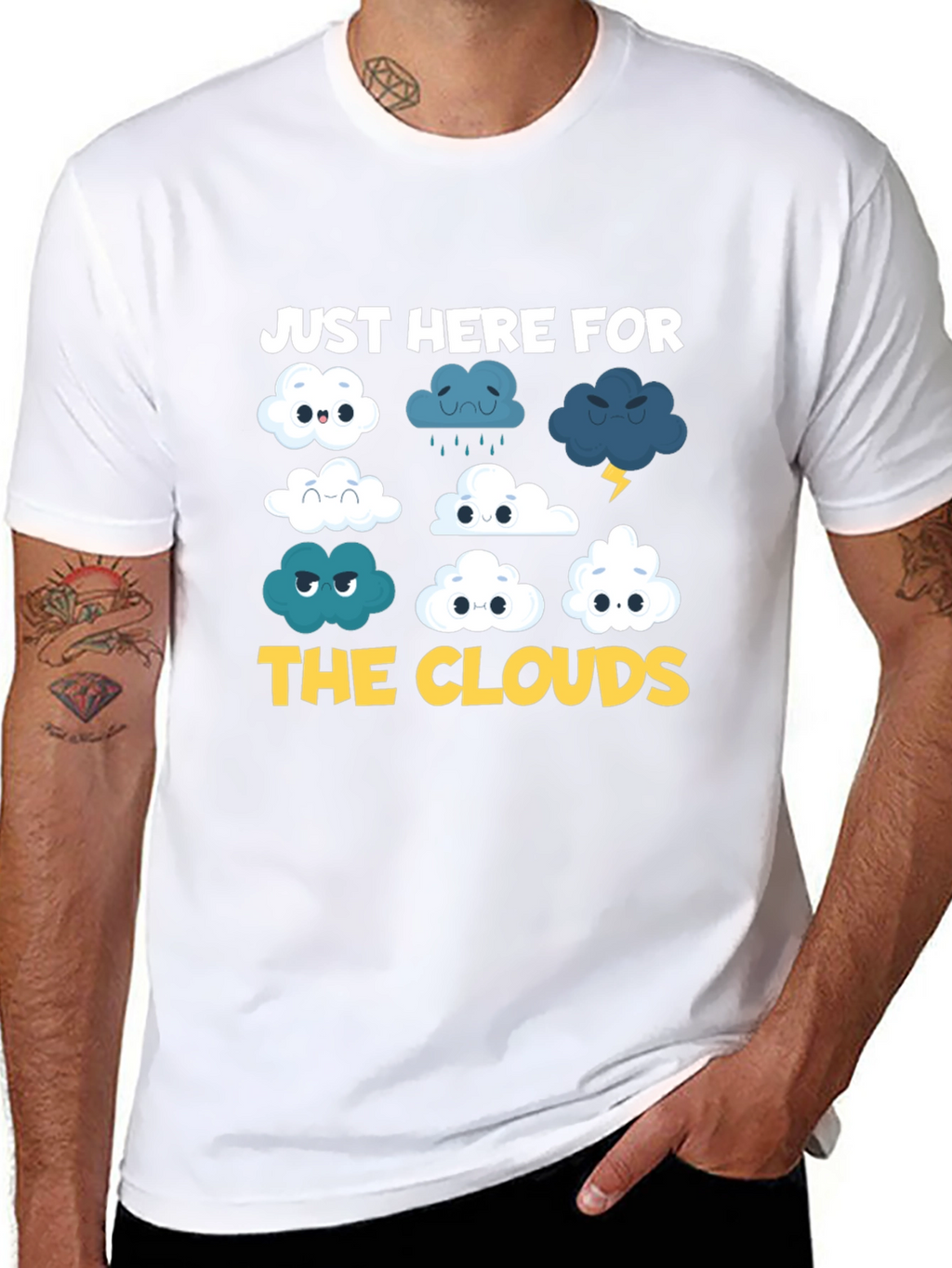 Just Here For The Clouds T-Shirt