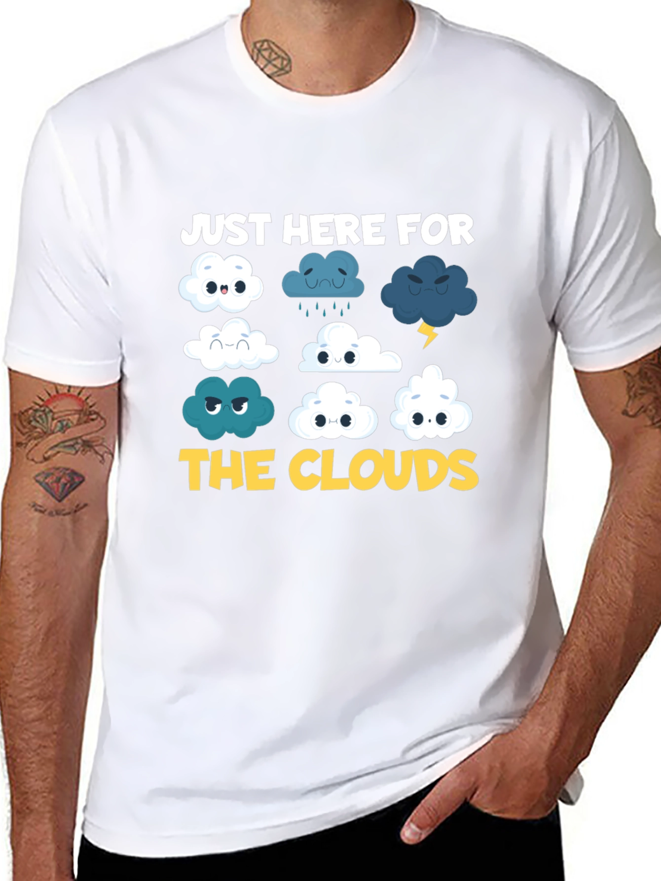 Just Here For The Clouds T-Shirt