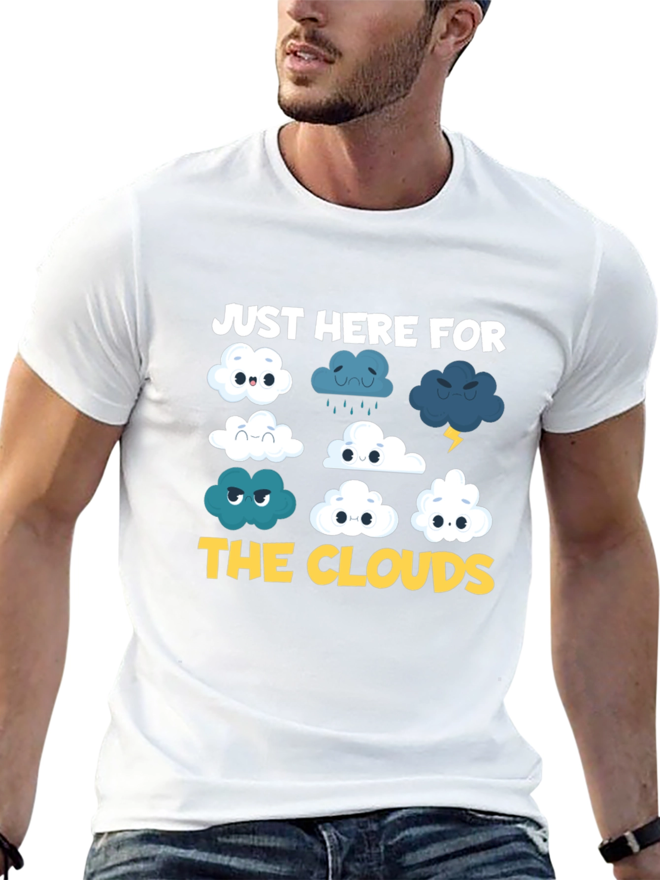 Just Here For The Clouds T-Shirt
