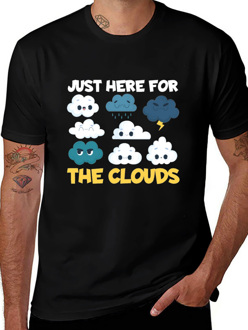 Just Here For The Clouds T-Shirt