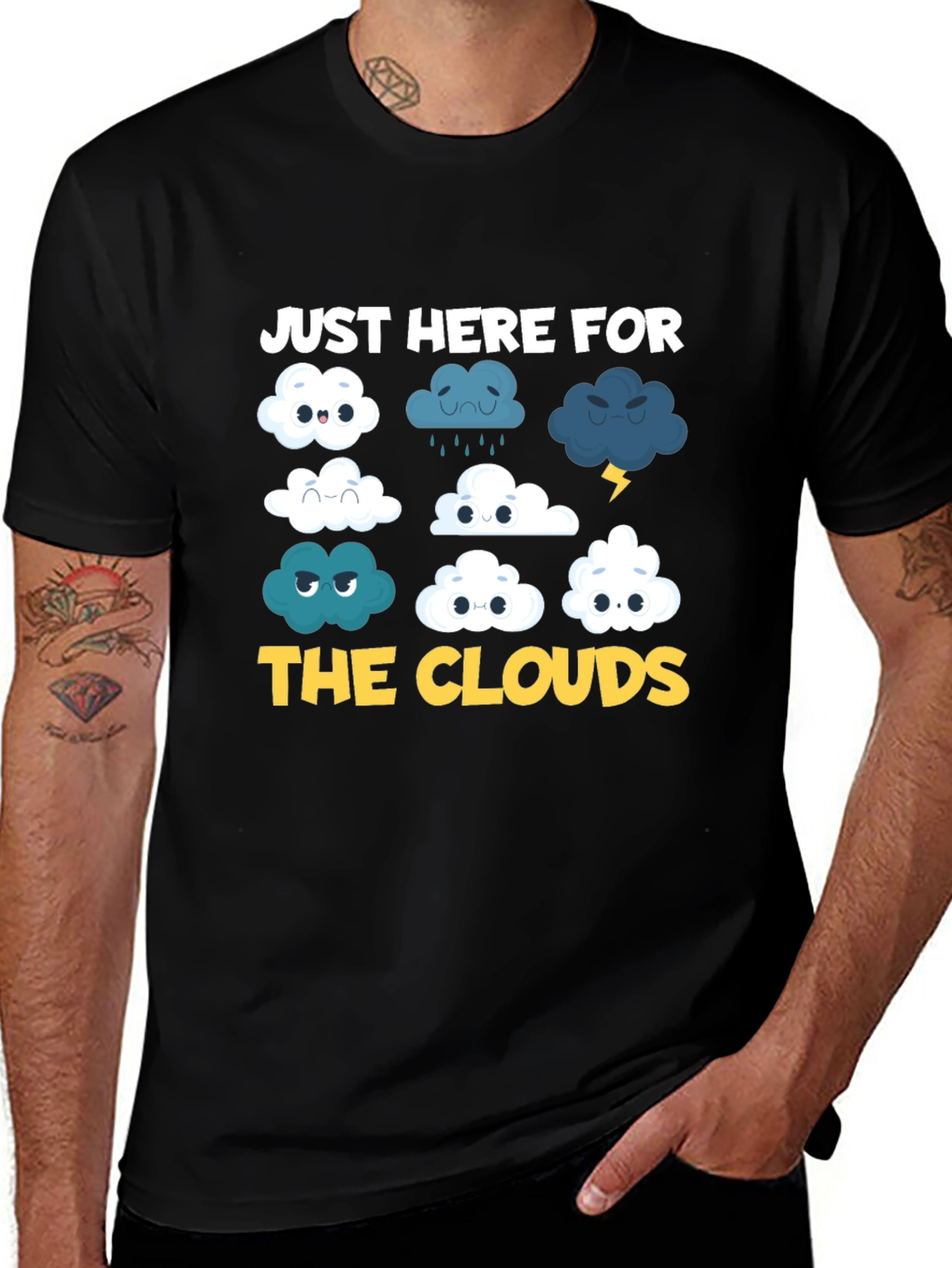 Just Here For The Clouds T-Shirt