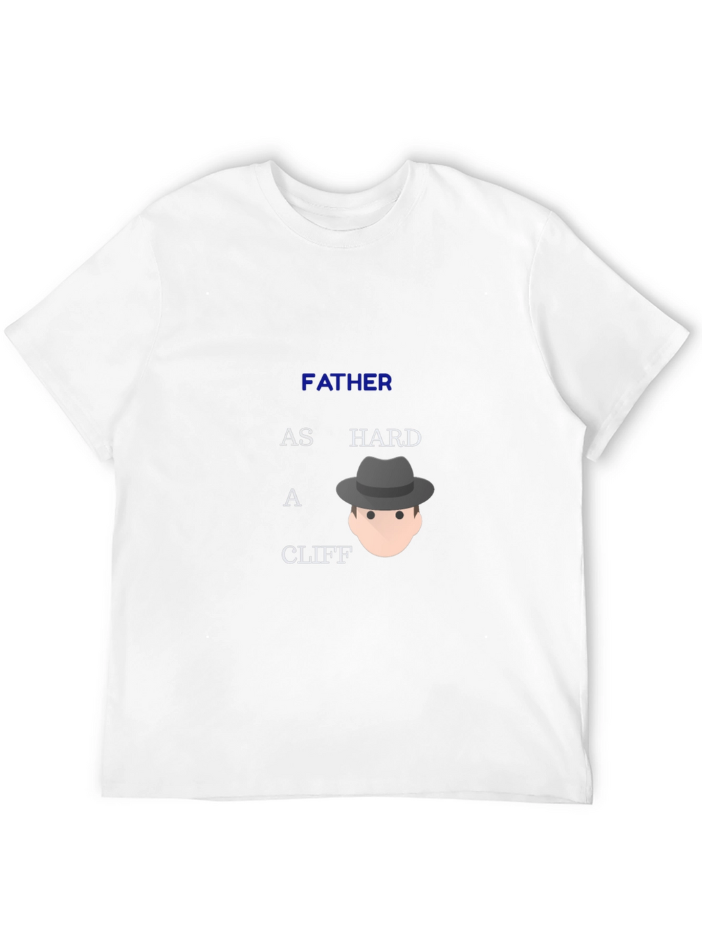 Father Hard Cliff Graphic Tee - Black