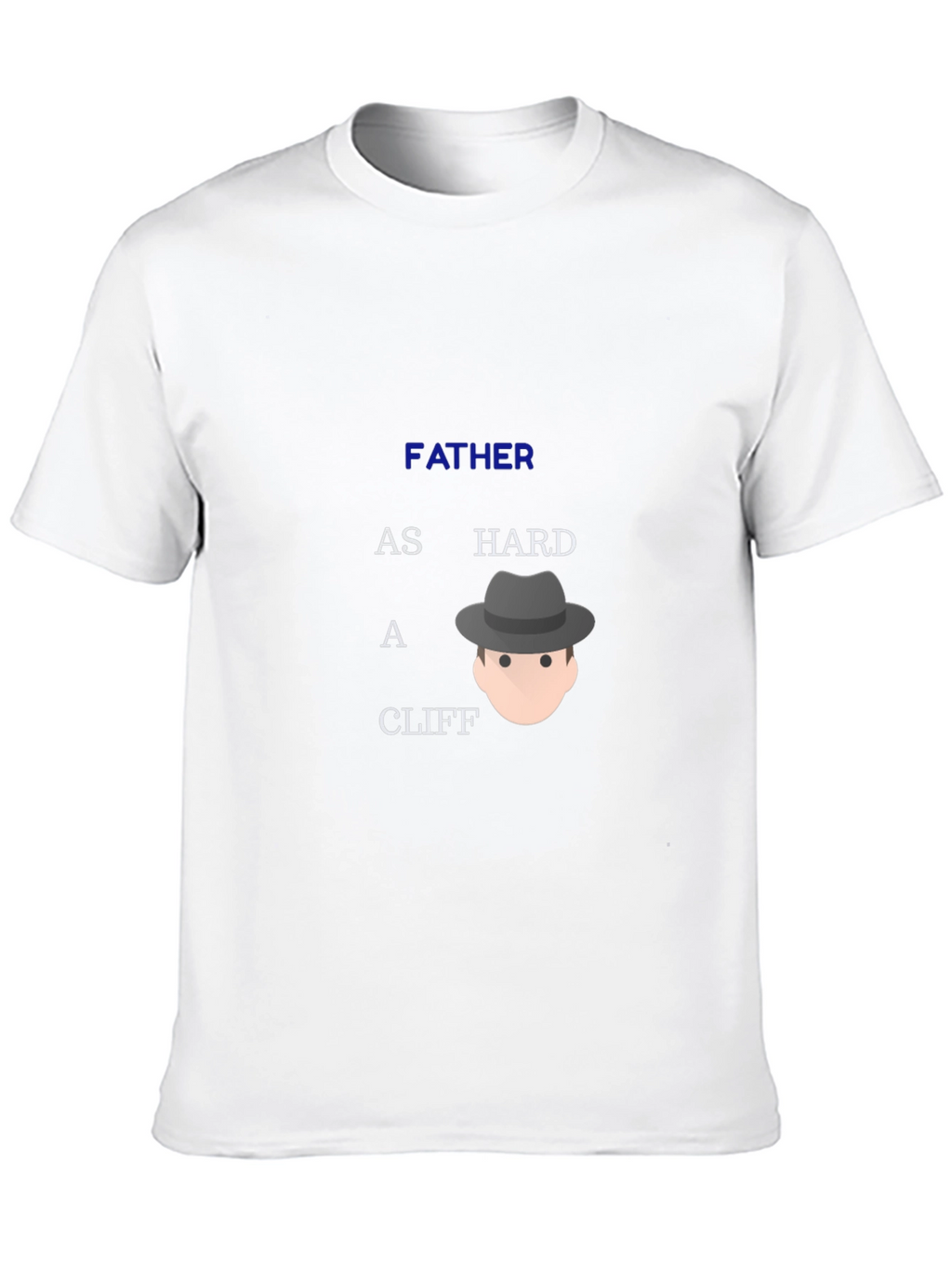 Father Hard Cliff Graphic Tee - Black