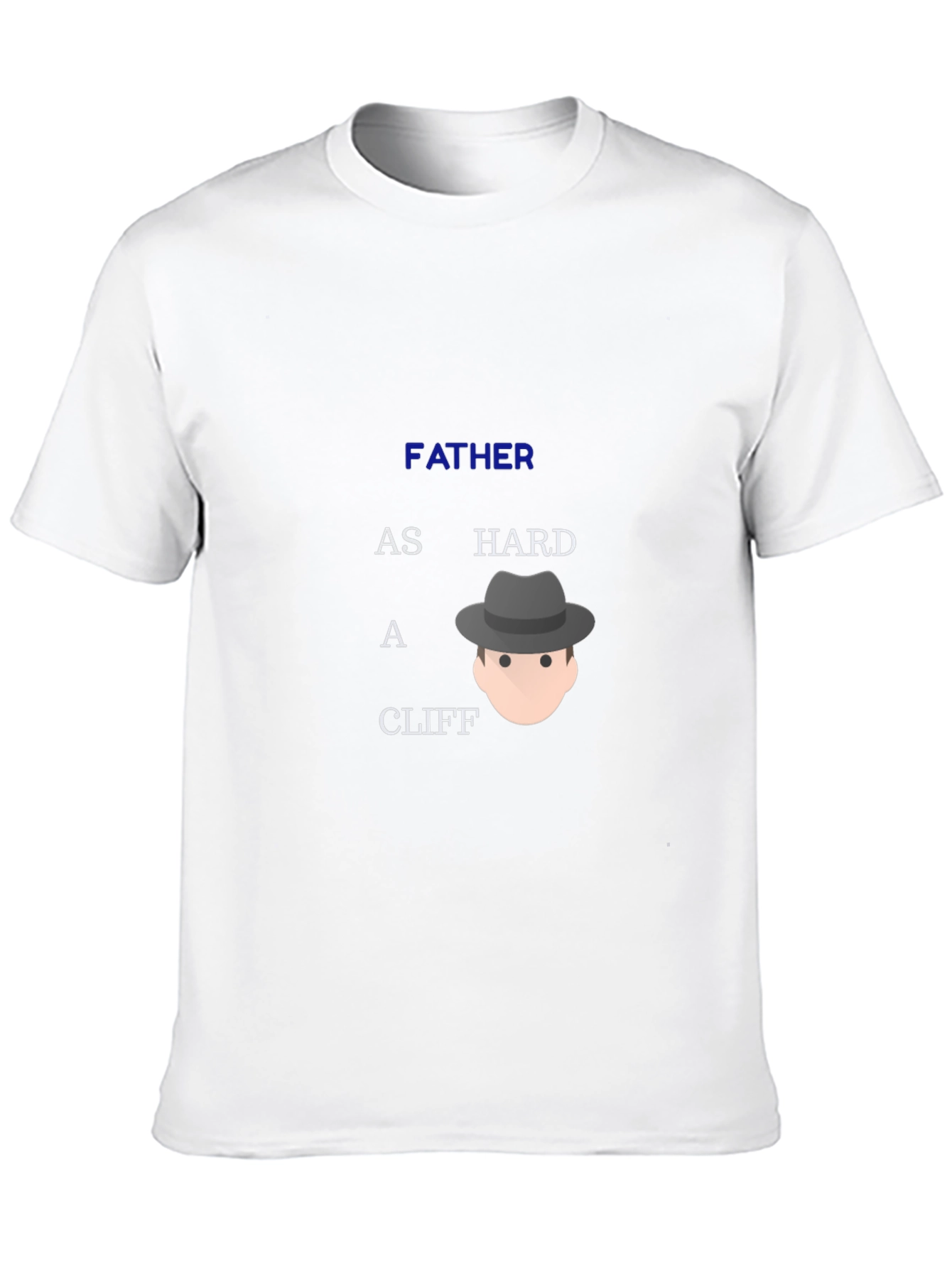 Father Hard Cliff Graphic Tee - Black