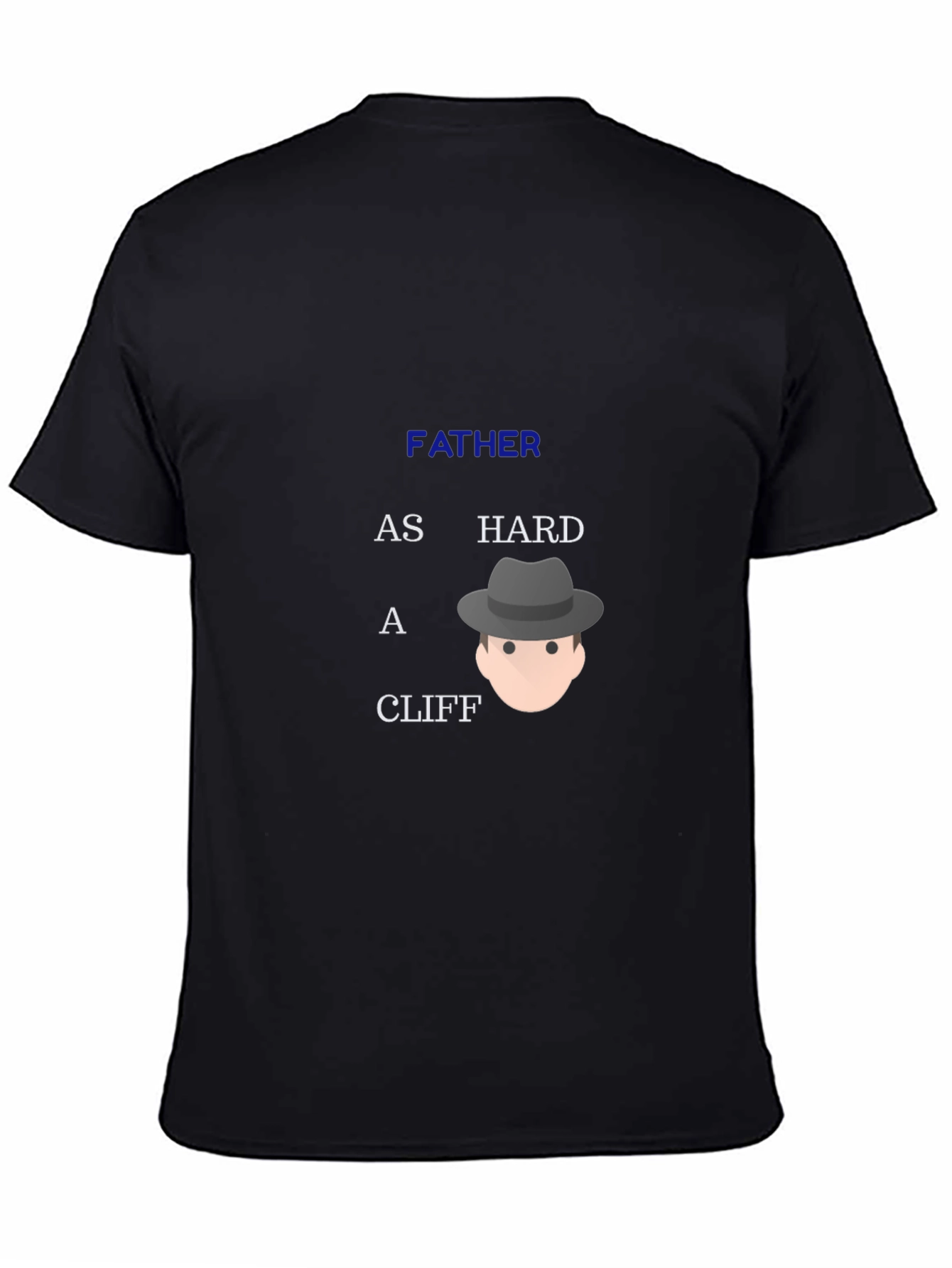 Father Hard Cliff Graphic Tee - Black