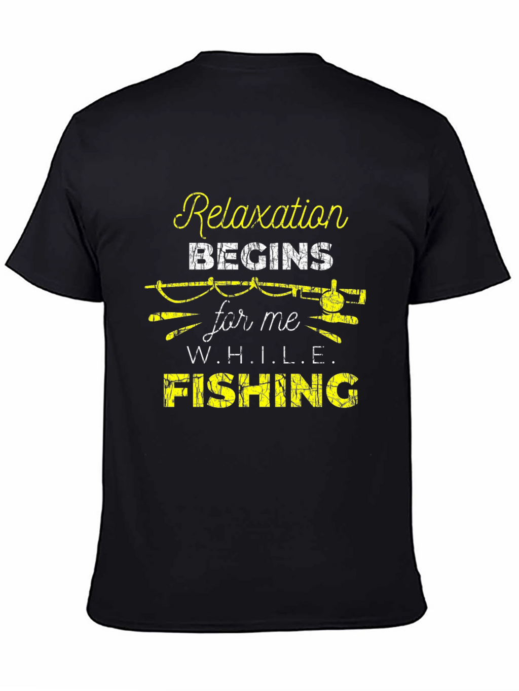 Relaxation Begins Fishing T-Shirt