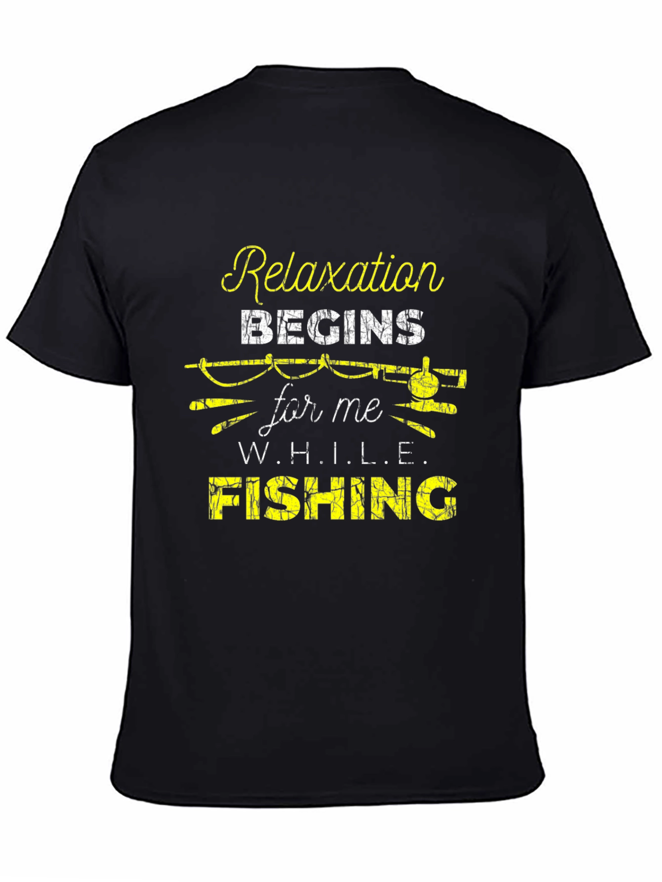 Relaxation Begins Fishing T-Shirt