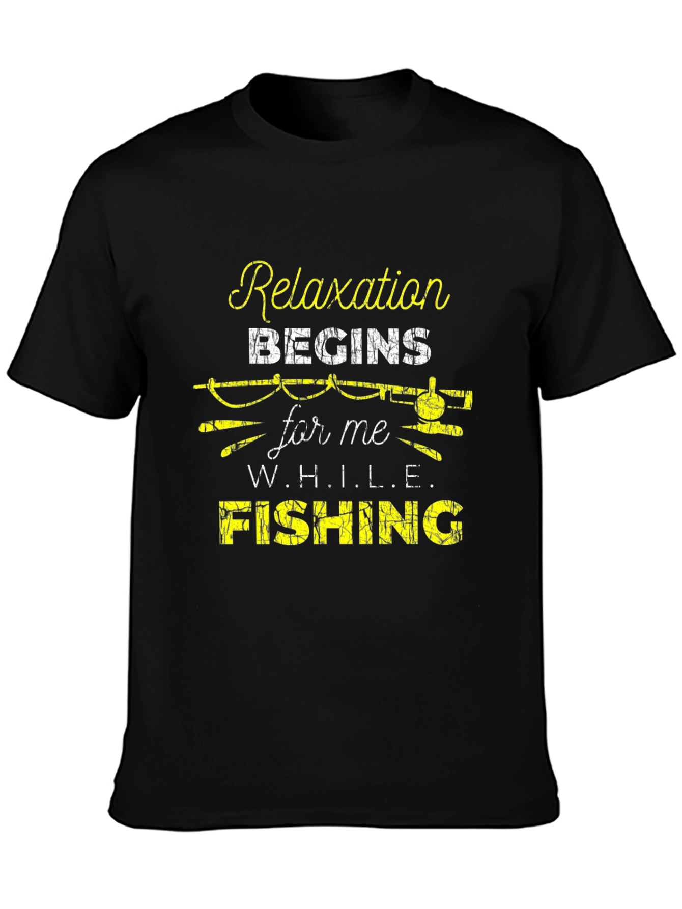 Relaxation Begins Fishing T-Shirt