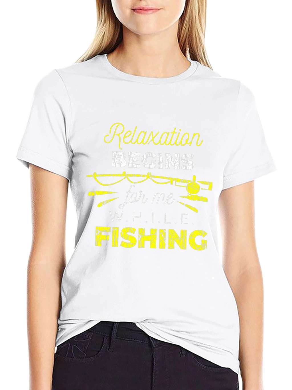 Relaxation Begins Fishing T-Shirt