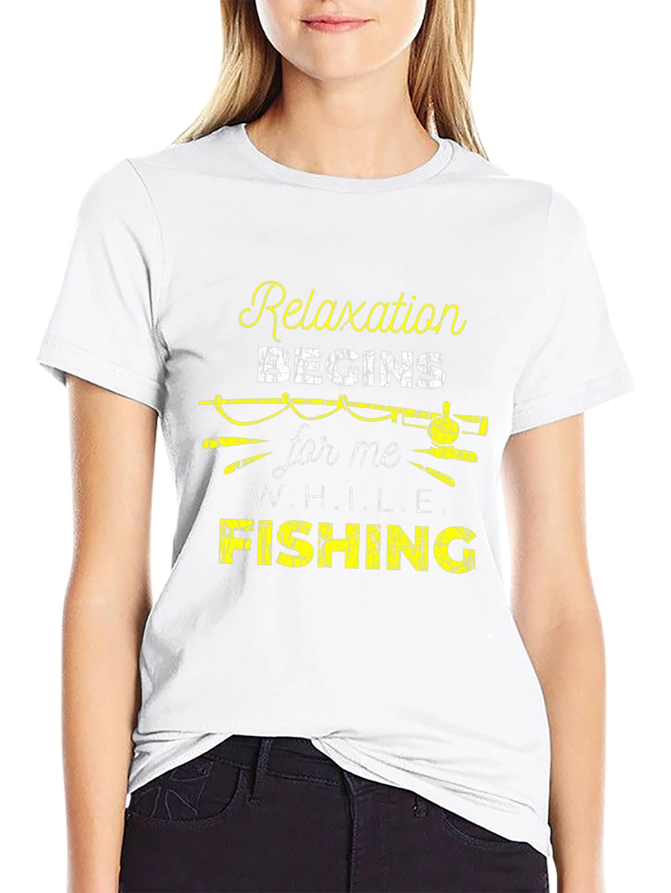 Relaxation Begins Fishing T-Shirt