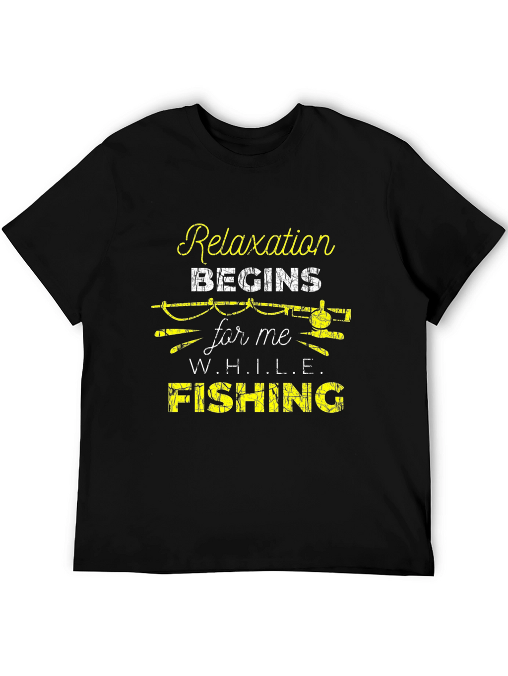 Relaxation Begins Fishing T-Shirt