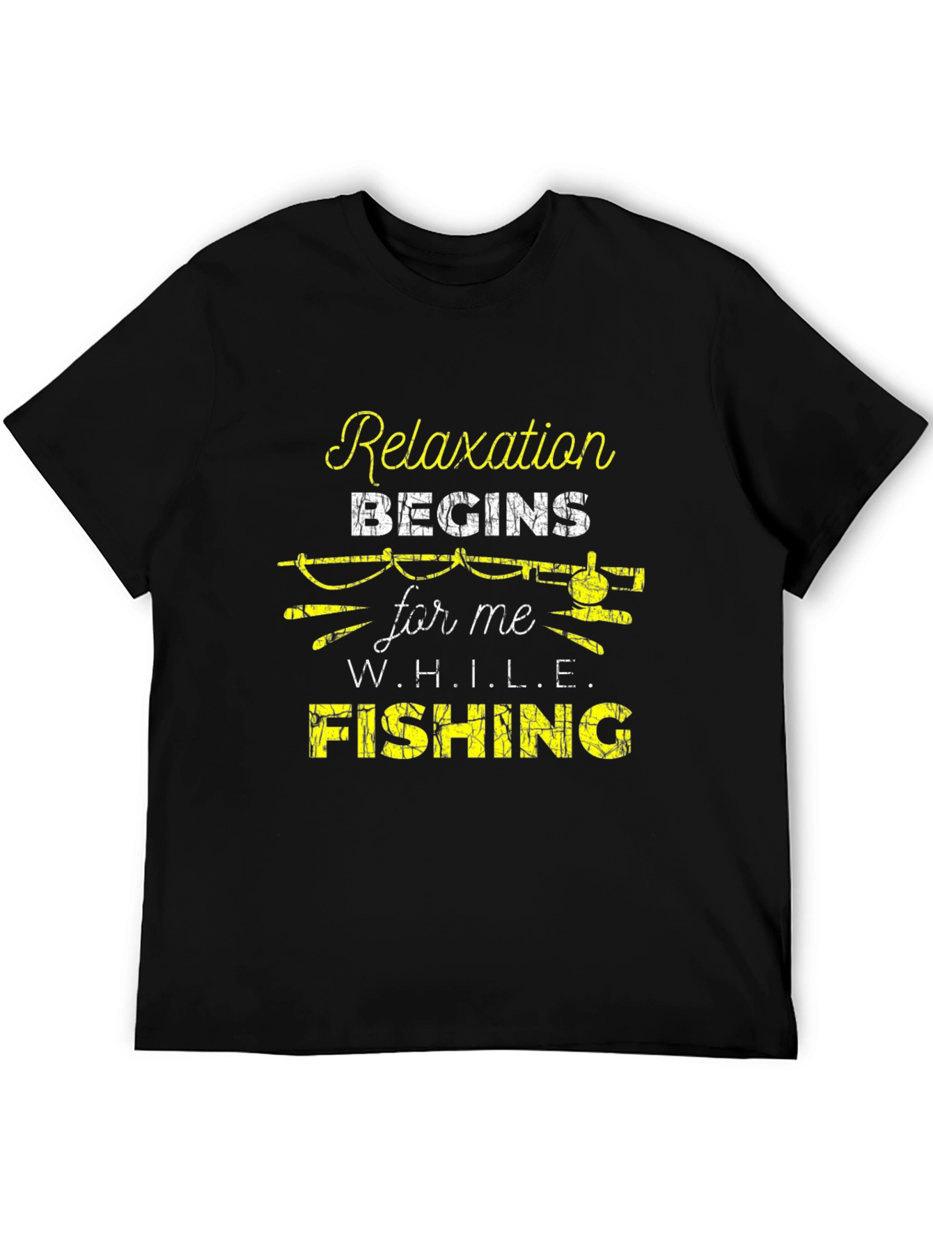 Relaxation Begins Fishing T-Shirt