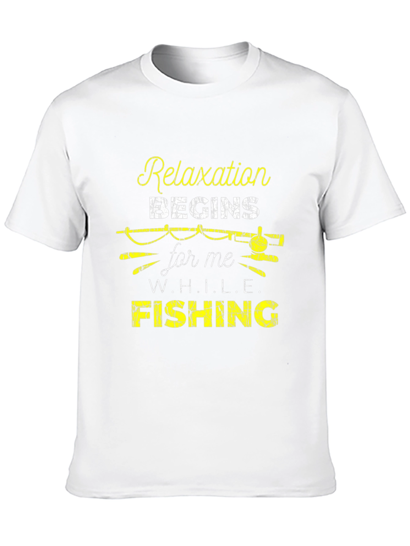 Relaxation Begins Fishing T-Shirt