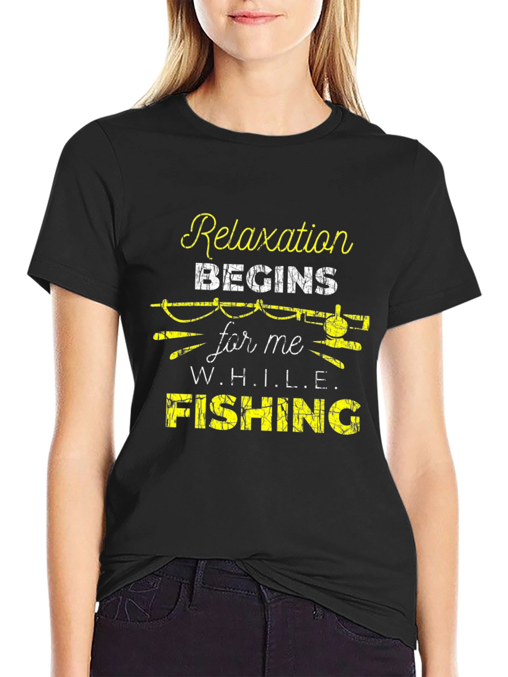 Relaxation Begins Fishing T-Shirt