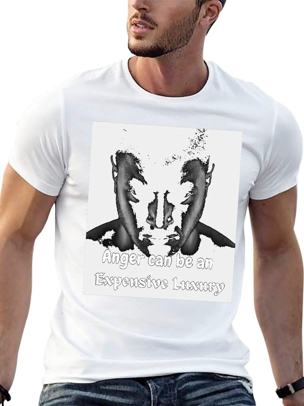 Anger Luxury T-Shirt - Unique Graphic Tee
