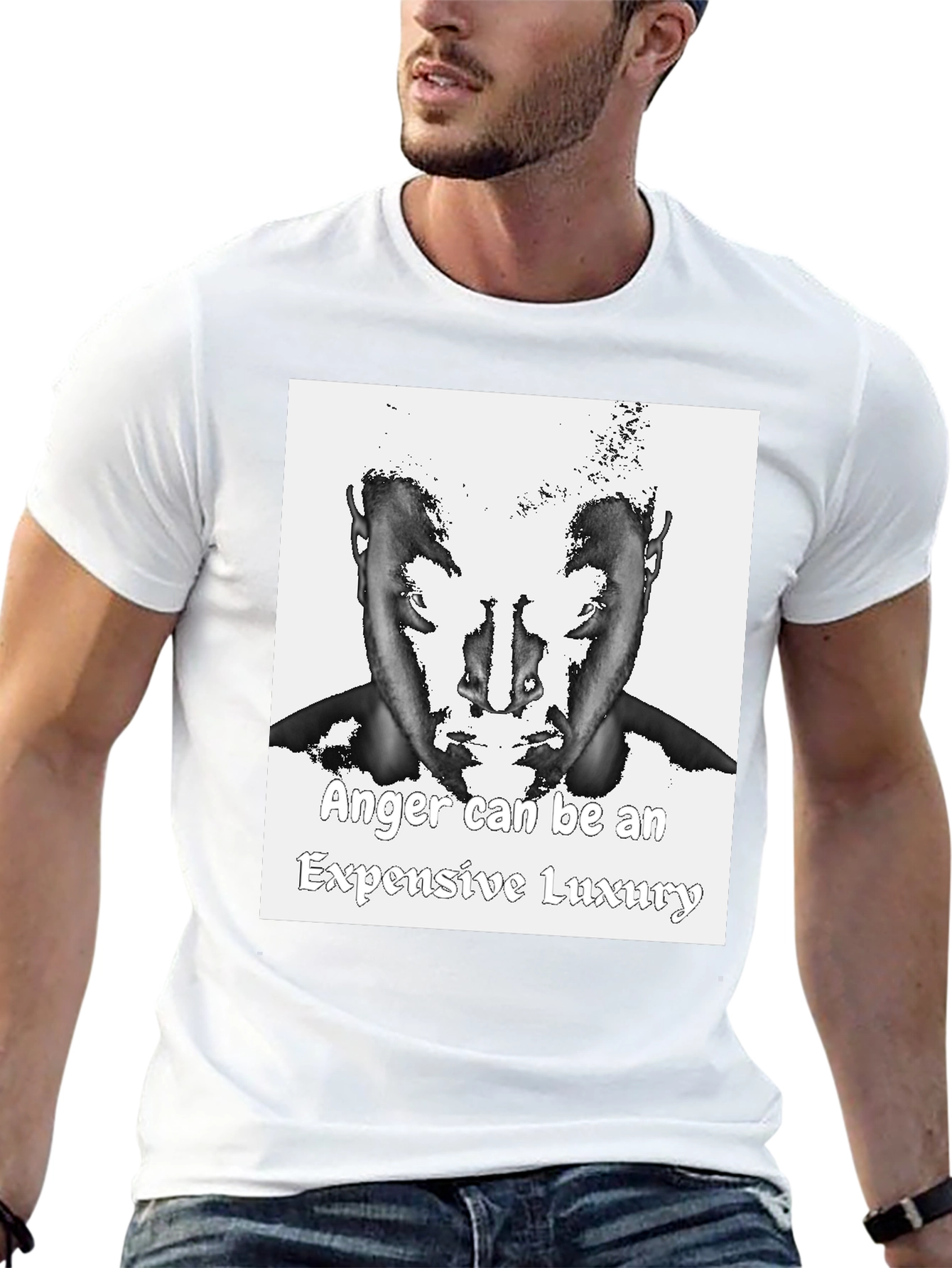 Anger Luxury T-Shirt - Unique Graphic Tee