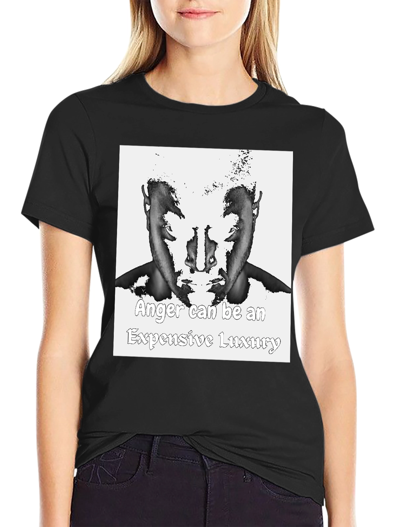 Anger Luxury T-Shirt - Unique Graphic Tee