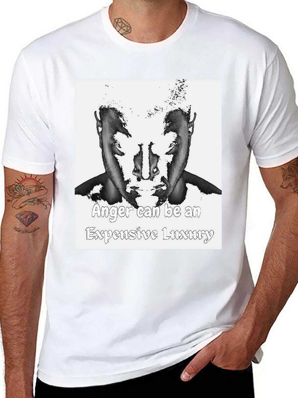 Anger Luxury T-Shirt - Unique Graphic Tee