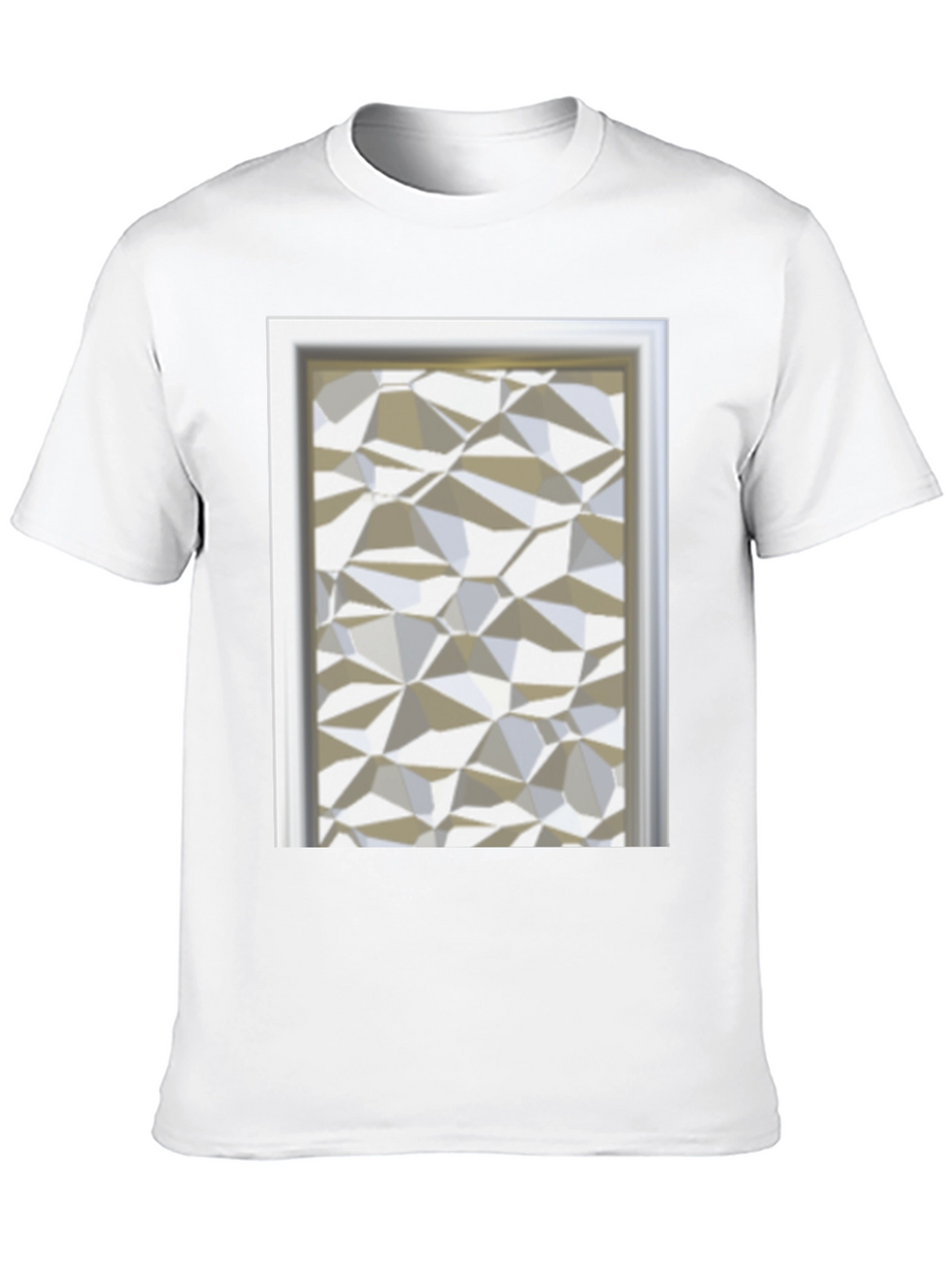 Abstract Geometric Pattern T-Shirt - Modern Art Tee