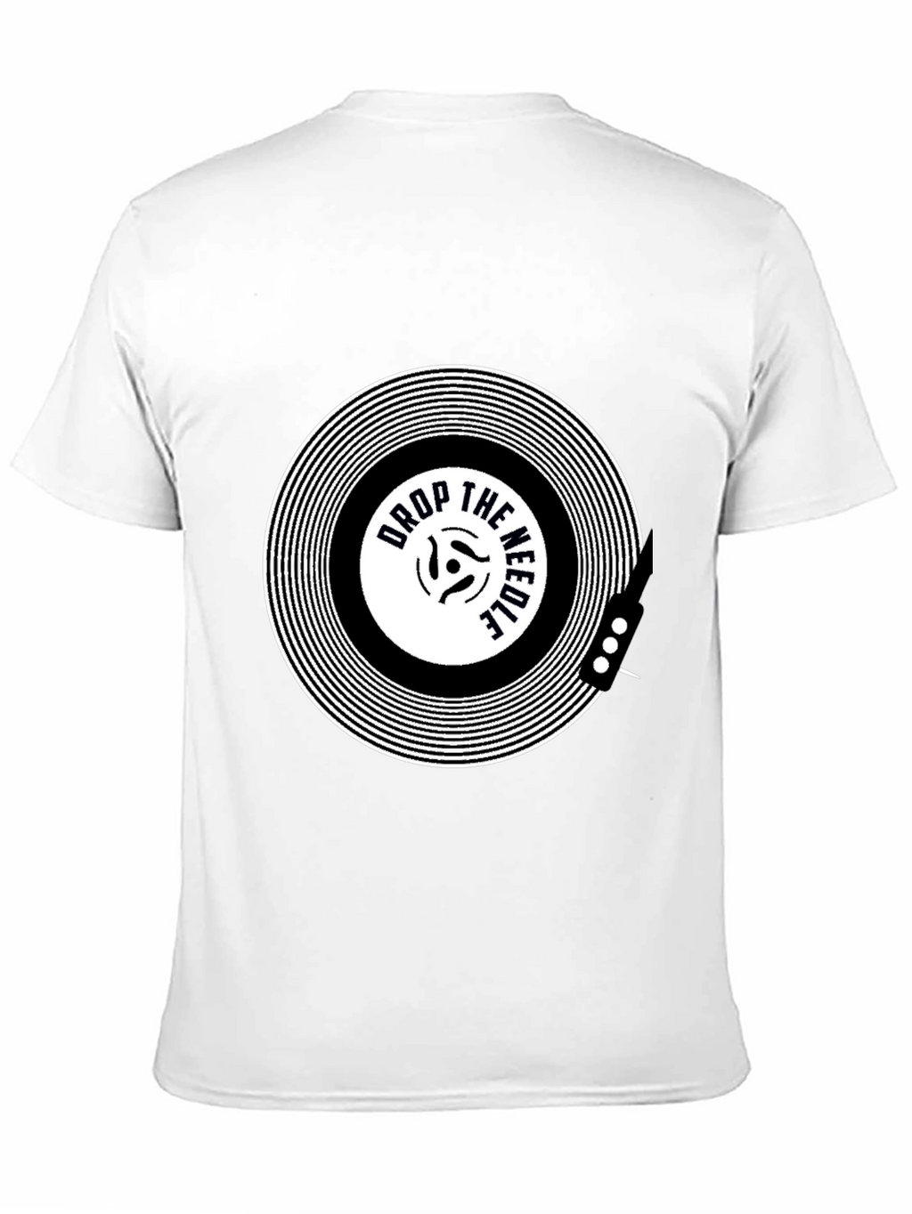 Drop the Needle Black Graphic Tee